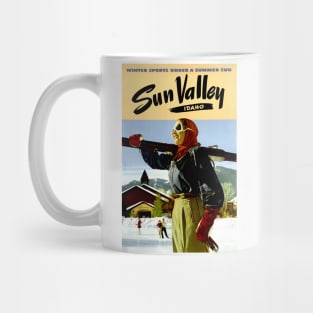 Sun Valley Idaho - Vintage Travel Mug